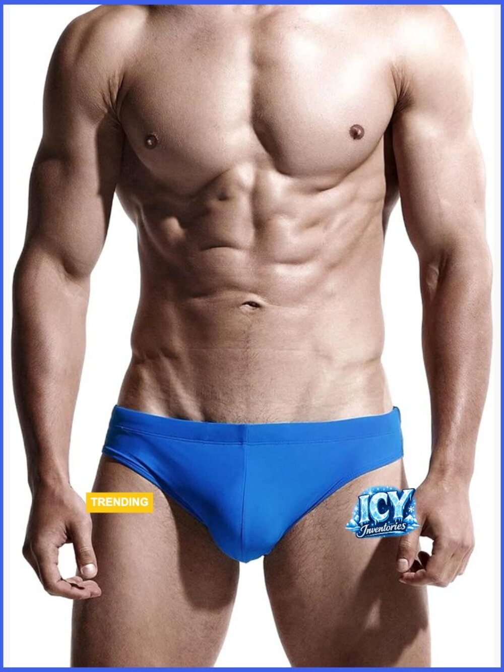 Mens Vintage Swim Briefs Sexy Bikini Quick Dry Drawstring Swimwear
